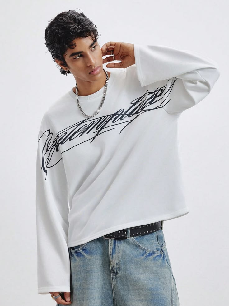 Oversized Full-Sleeve Tee