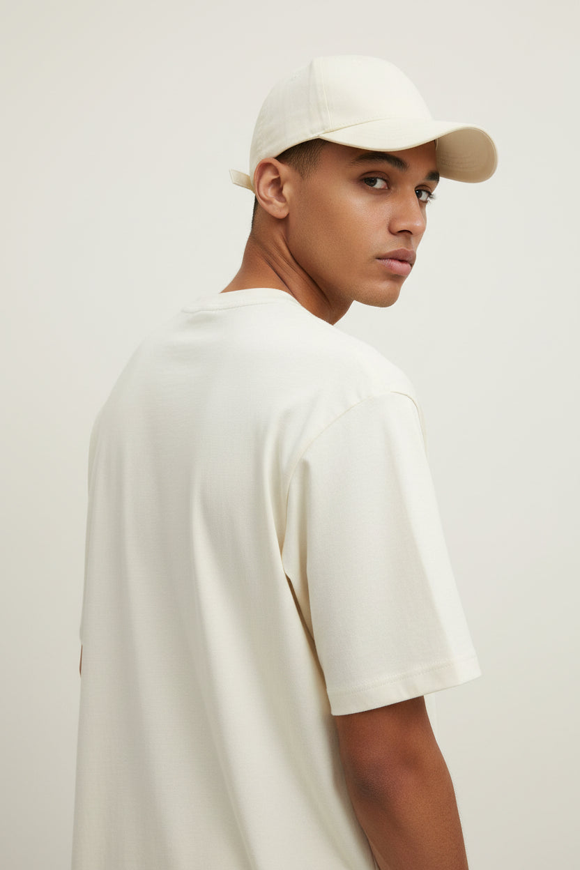Love Faith Off White Oversized Classic T-Shirt