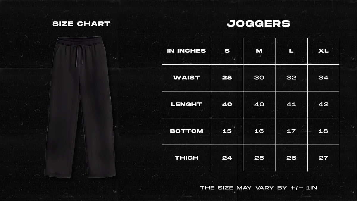 Kung Fu Panda Black Cotton Joggers