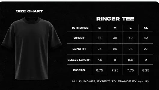 Coffee Brown Ringer Tee T-shirt