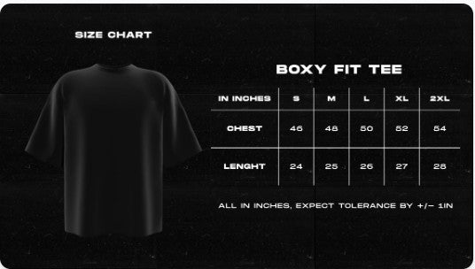 Death Black Boxy Fit T-shirt