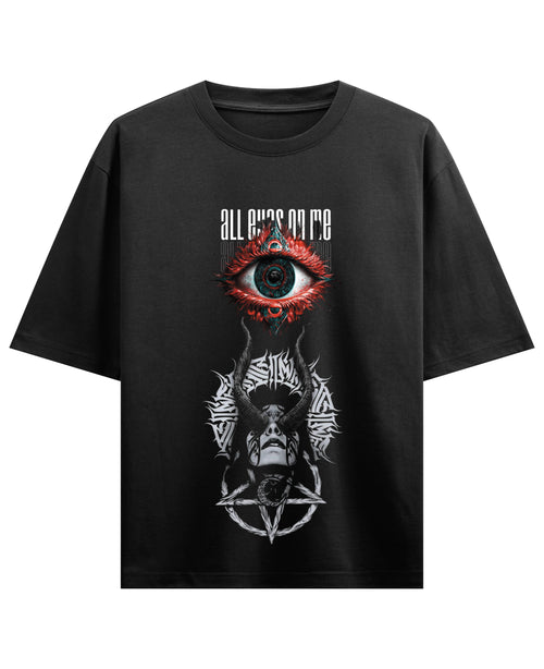 Black Oversized T-shirt Front Design