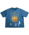 Denim Wash Boxy Fit T-shirt Front Design