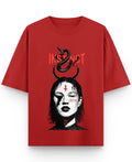 Red Oversized T-shirt Front Design