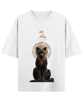 White Oversized T-shirt Front Design
