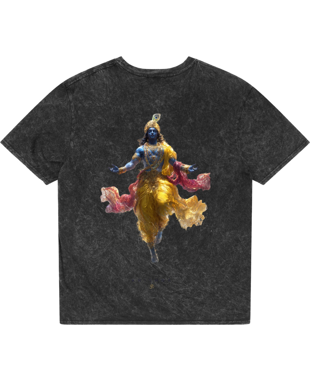 Acidwash Oversized T-shirt Back Design