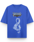 Royal Blue Oversized T-Shirt Front Design