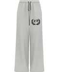 Grey Cotton Joggers Front Design